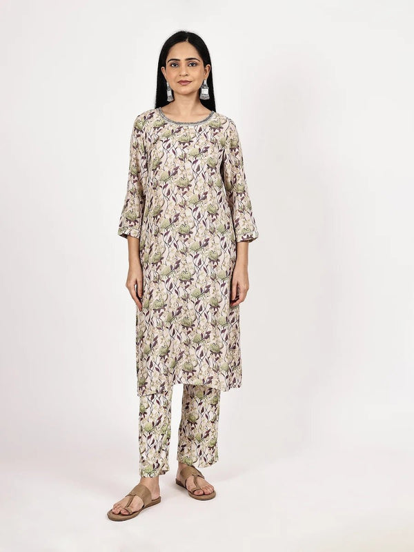 2 - Piece Pure Cotton Kurta and Pant Set product_color 2 Pcs Set