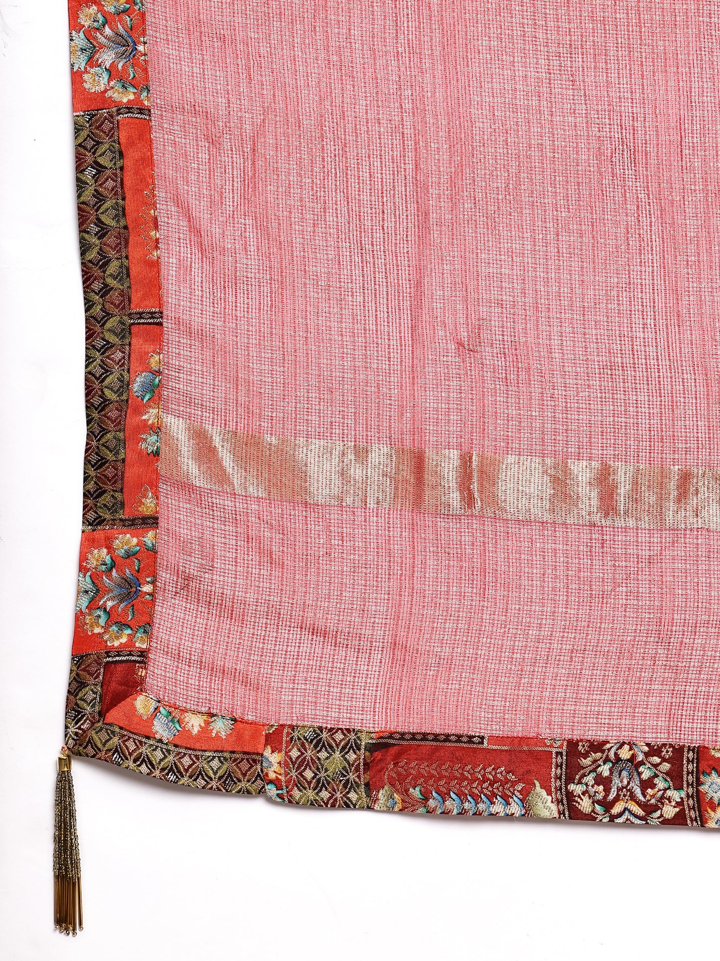 Red Printed Kurta Set