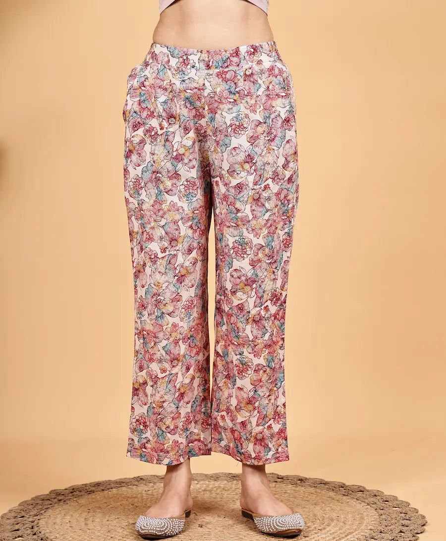 Feminine Floral Co-ord Set | Modern Ethnic Charm