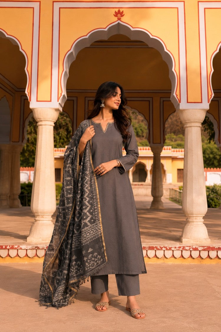 house-of-paral-charcoal-grey-suit-set-with-kota-dupatta
