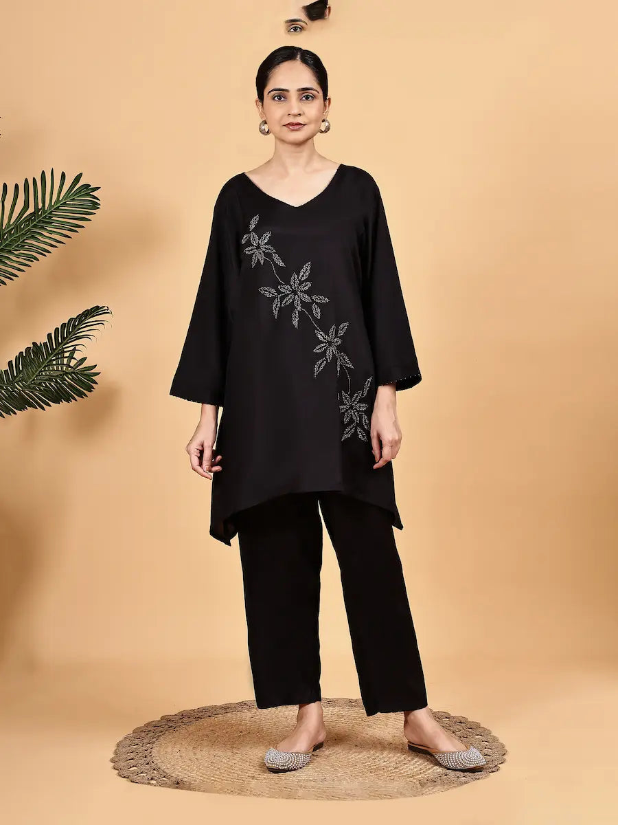 solid-black-co-ord-set-for-women