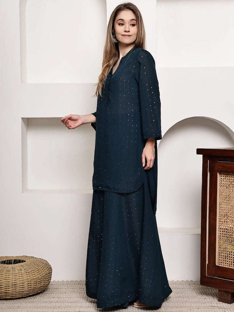 Classic Solid Co-ord Set – Effortless Grace & Comfort