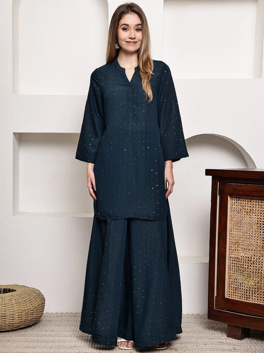 Classic Solid Co-ord Set – Effortless Grace & Comfort