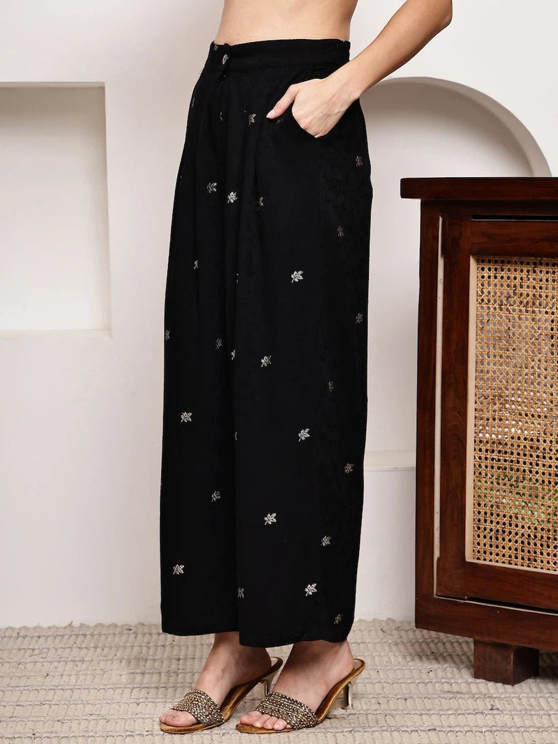 Elegant Black Co-Ord Set for Casual & Semi-Formal Looks