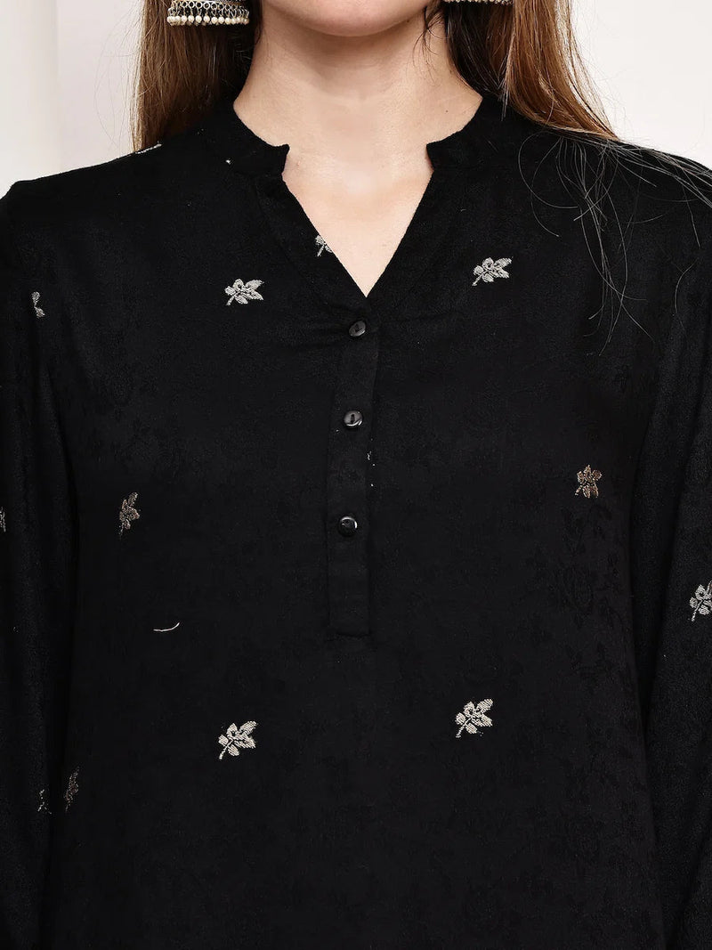 Elegant Black Co-Ord Set for Casual & Semi-Formal Looks