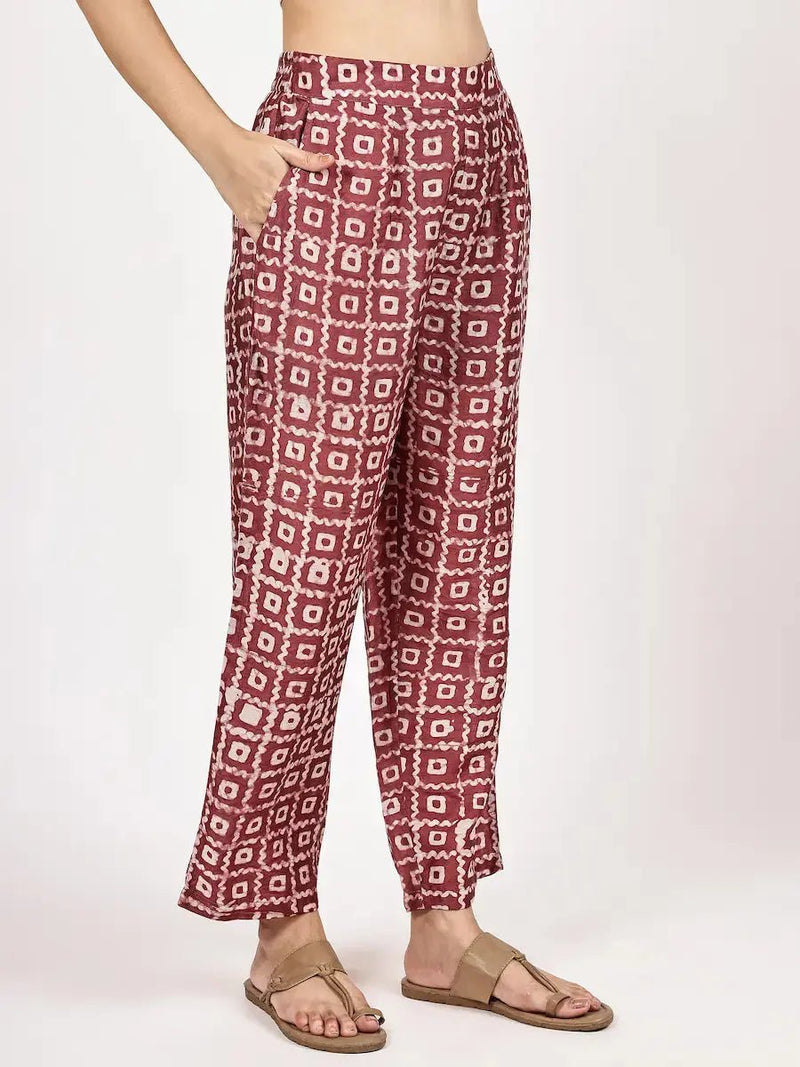 Handcrafted Batik Print Kurta Set with Dupatta