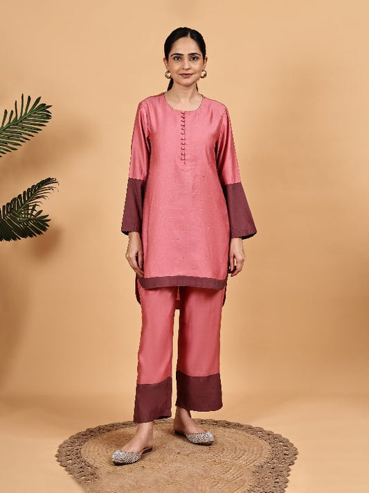 Chic Pink Co-Ord Set – Festive & Everyday Wear