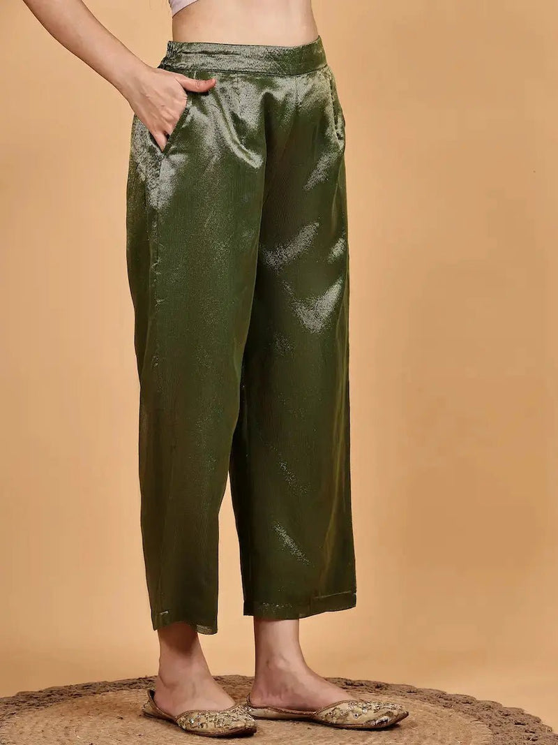 White Silk Jacquard Kurta Set with Dupatta for Women